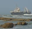 Shipwreck on the Namibian coast